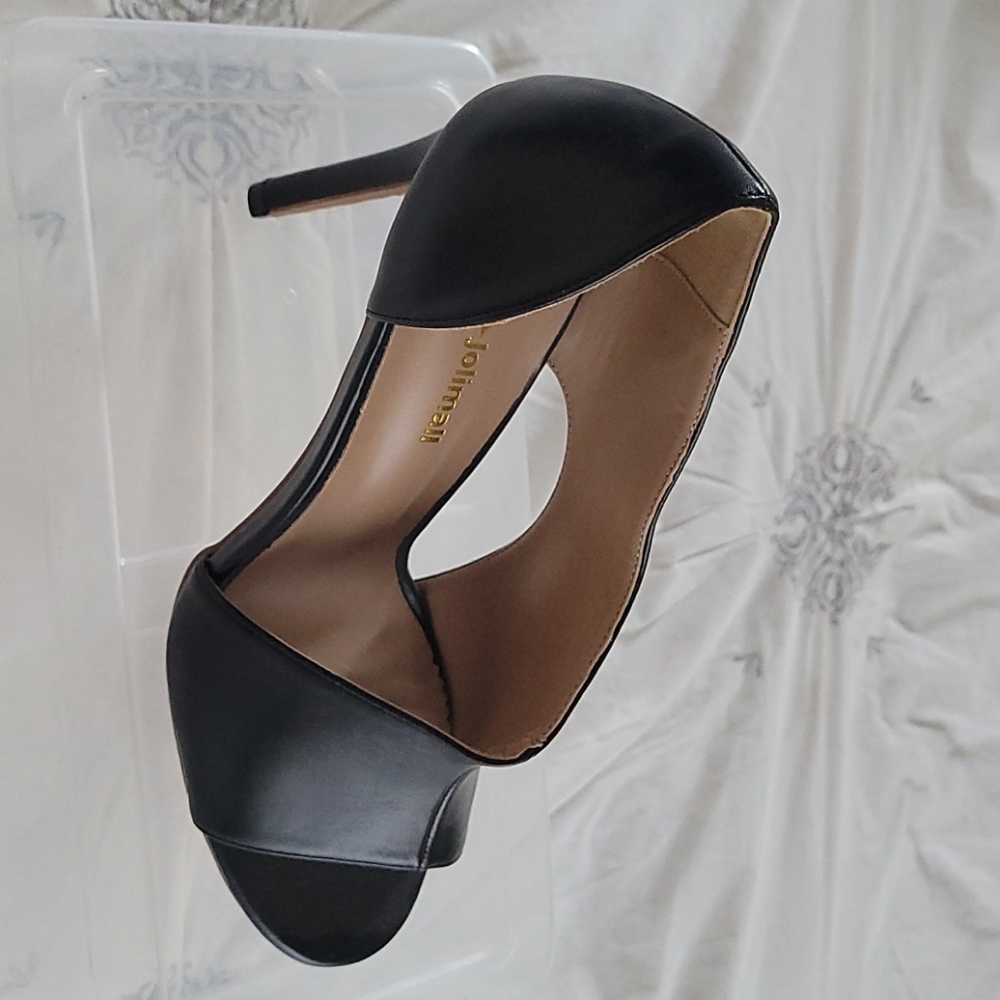 Jolimall, black heels Size 9